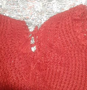 Beautiful Handmade Ladies Woollen Blouse Sweater
