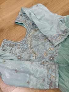 Elegant Mint Green Tulle Dress