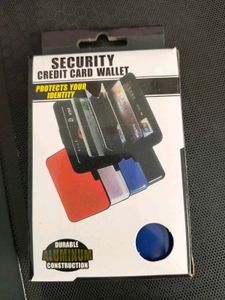 Card Wallet Blue Colour