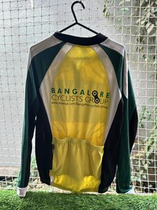 Green Yellow Full Sleeve Cycling Jersey