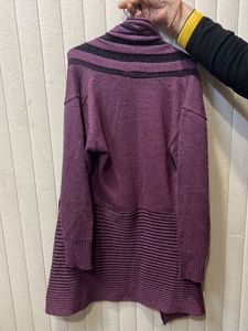 Purple Colour Shrug For Women