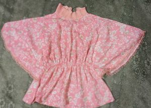 Pink Floral Top