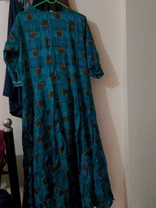 Elegant Blue Printed Kurta