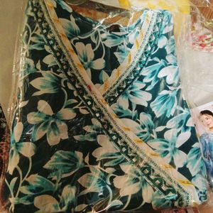 Angrakha Kurti Set For Women