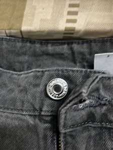 Grey Wide Leg Jeans