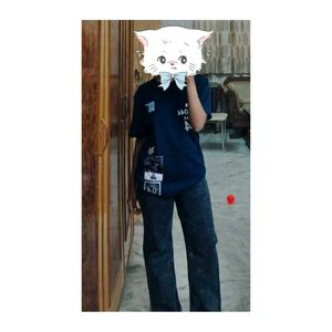 Grey Stright Fir Jeans -2