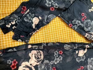 Floral Print Long Sleeve Shirt