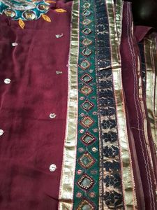 Heavy  work  saree