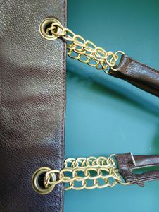 LEATHER TOTE BAG. SHOULDER BAG. BROWN, RED Blue