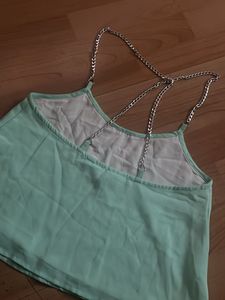 Beautiful Chain Sleeve Croptop