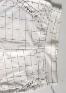 Grid Print Joggers