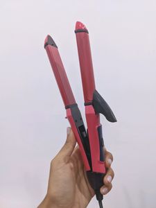 Nova Beauty 2 In 1 Hair Curler &amp; Straightener
