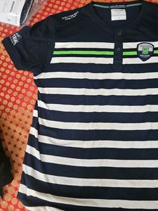 Striped Casual Tshirt Very Soft Cotton Material