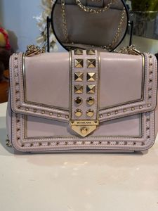 Michael Kors SoHo Studded Leather Shoulder Bag