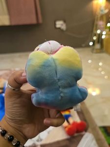 Pastel Bunny Plush Keychain
