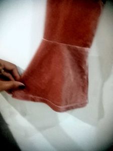 New H&amp;M Soft Velvet Wrap Dress