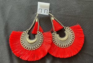 Thread Work Earrings