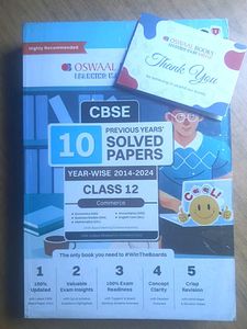 CBSE Class 12 Commerce Solved Papers-Oswal