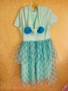 Cute Girls&#39; Graphic Tulle Dress