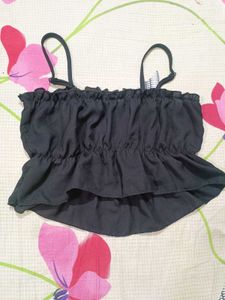 Black Crop Top