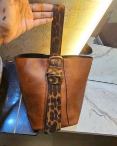 Jimna Cheetah Bucket Bag