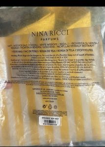 Nina Ricci Striped Tote Bag