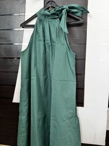 Mango Green Dress