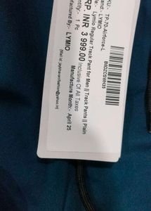 💥Brand New Lymio Regular Blue Track Pants