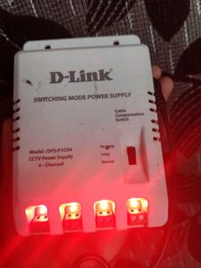 D-Link DPS-F1C04 4-Channel CCTV Power Supply.