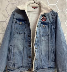 Superdry Denim Sherpa Jacket