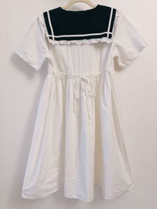 BABYDOLL Sailor Style White Dress