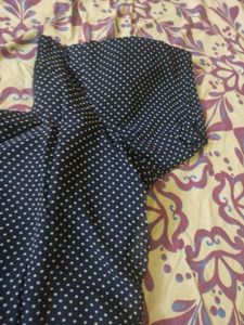 L-xl Size new unused large stitched Blue Kurta