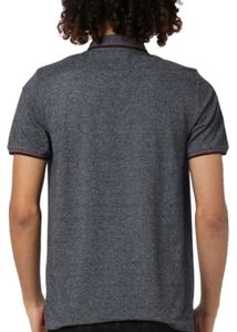 Teamspirit Men Polo Neck Zipper T shirt