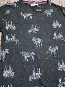 Zebra Print Pajama Set