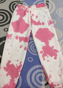 Trendy Dyed Loose Pants