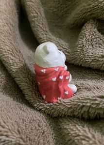 Handmade Clay Bear Dusk Buddy