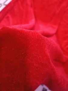 Red Shaneel Cloth New Not Used 4 Meter
