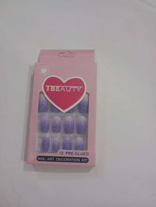 Purple Ombre Press-On Nails