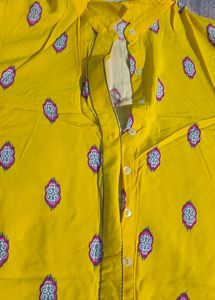 Light Yellow Shirt For Women