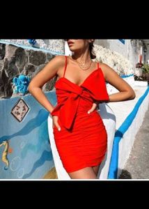 Zara Red Bodycon Dress