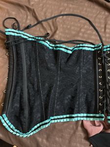 Black and Blue Corset