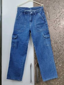 Blue Cargo Jeans
