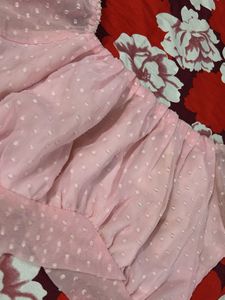 Pink Polka Dot Top