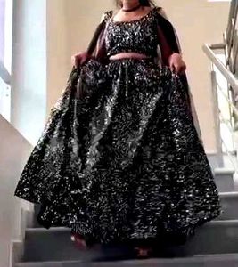 Sparkling Black Lehenga Choli