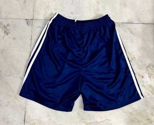 ADIDAS REAL MADRID NAVY BLUE 3 STRIPES SHORTS
