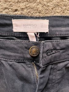 Mango Black Denim Jeans 👖