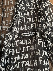 Alphabetical Black Oversized Shirt