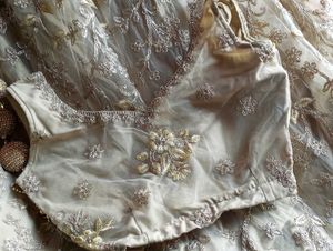 Lahenga Choli With Dupatta And Latkan Attached