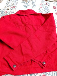 Red Denim Jacket