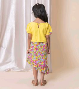 Skirt And Top Set💛 1 To 8years